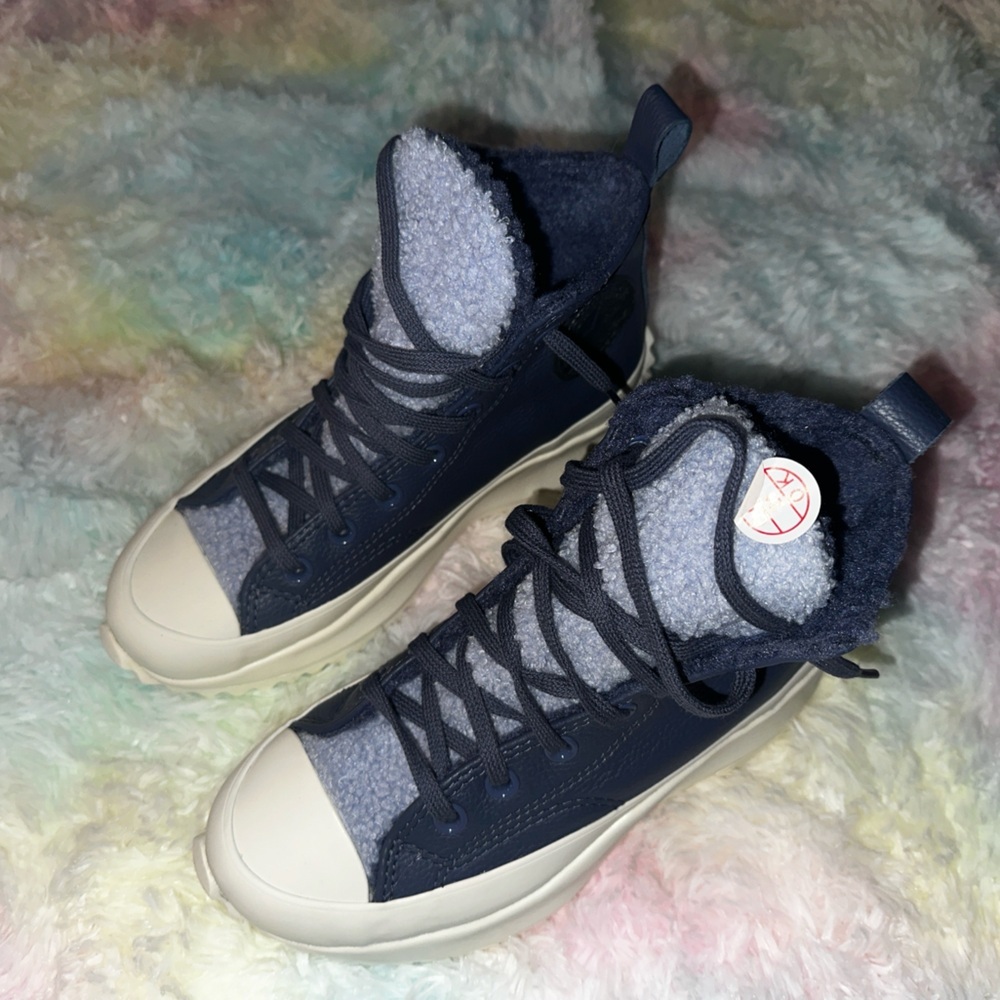 New Converse Run Star Hike Hi Steel/Concord/Ghost 172058C Size 37.5 - Picture 3 of 9